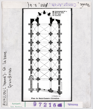 Vorschaubild Avallon: Saint-Lazare, Grundriss 